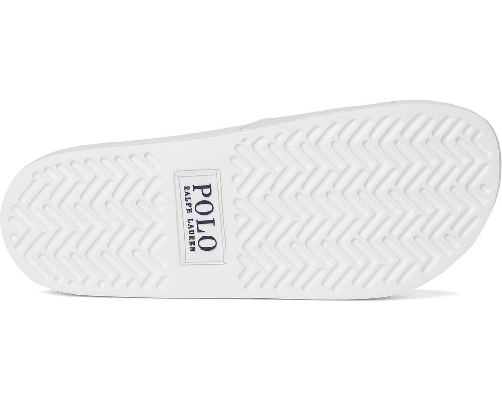 Men's Polo Ralph Lauren Polo Bear Slide White Beach Shop Bear
