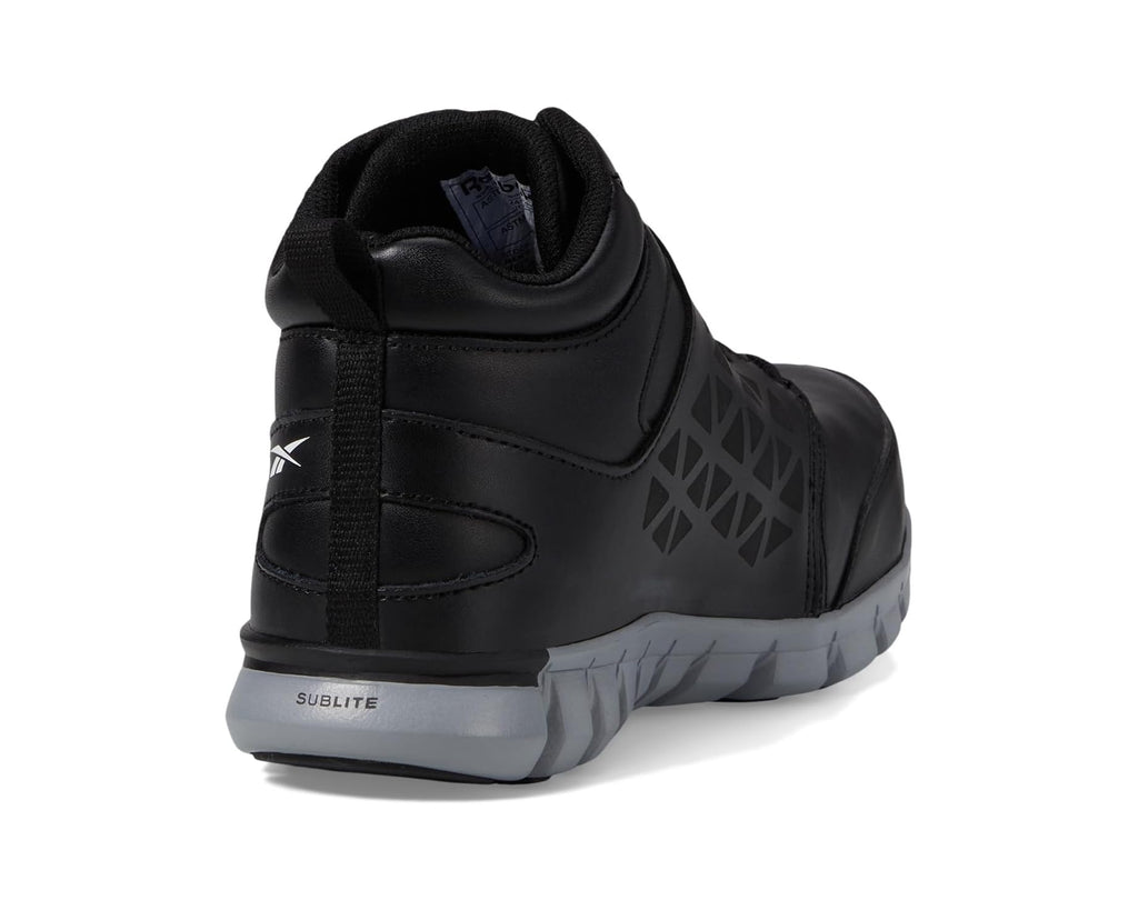 Men's Reebok Work Sublite Cushion Work Mid EH Black