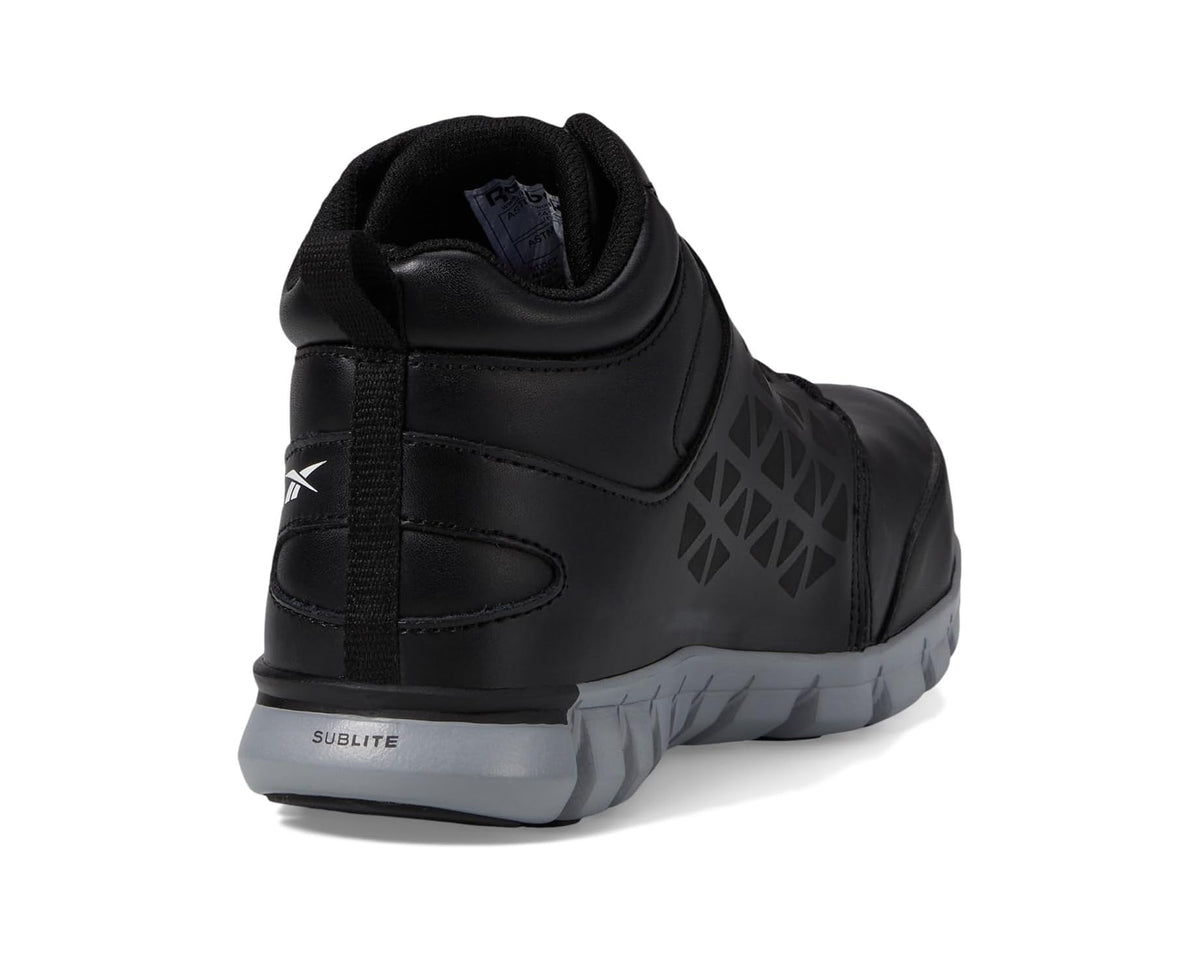 Men's Reebok Work Sublite Cushion Work Mid EH Black