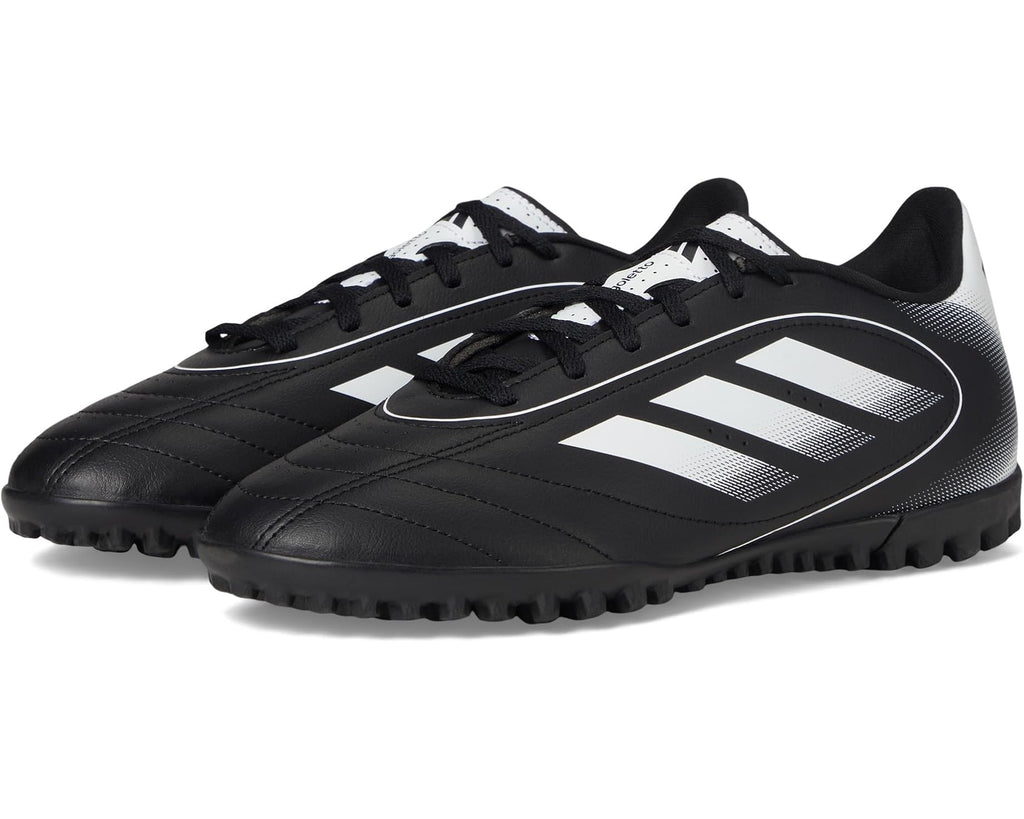 Unisex adidas Goletto IX Turf Soccer Cleats Black/White/Black