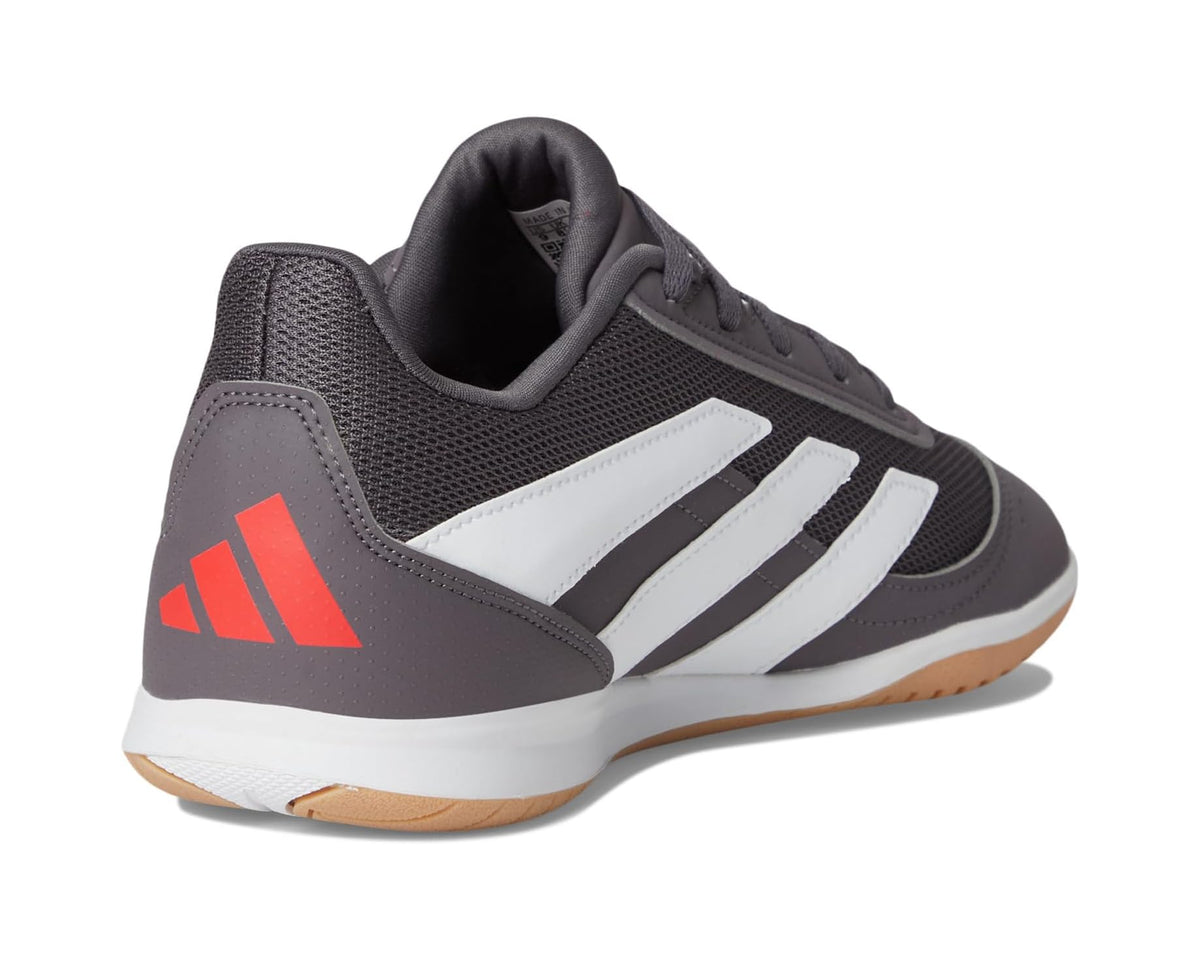 Unisex adidas Predator Club Indoor Sala Soccer Cleats Grey Strata/White/Lucid Red