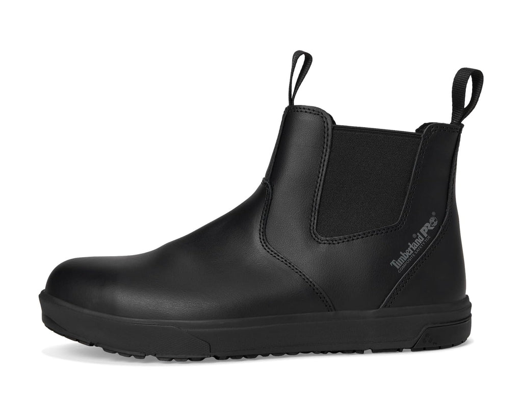 Men's Timberland PRO Berkley Chelsea Composite Safety Toe Static Dissipative Black