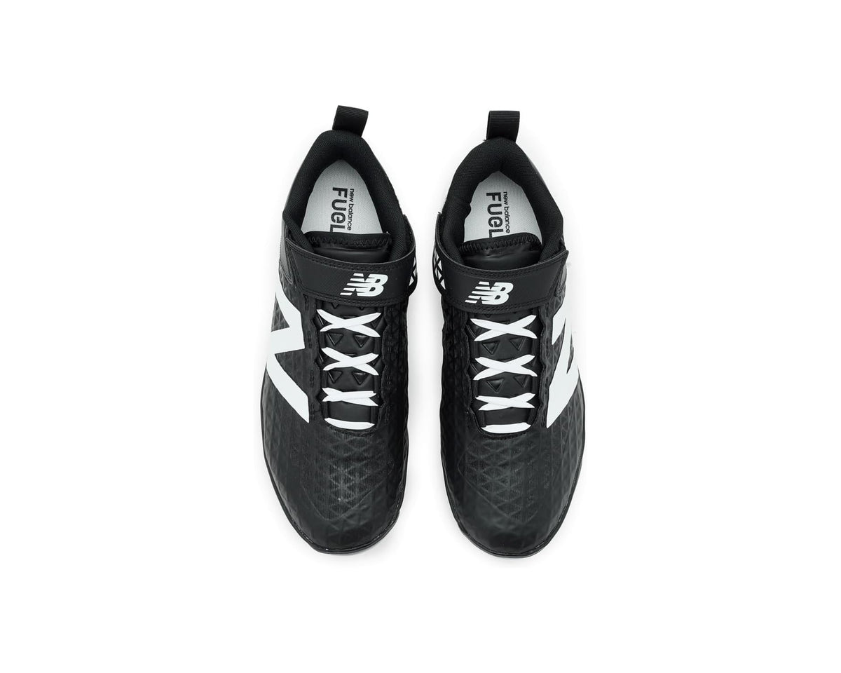 Men's New Balance Fuelcell 4040 V8 Molded Baseball Cleats Black/White