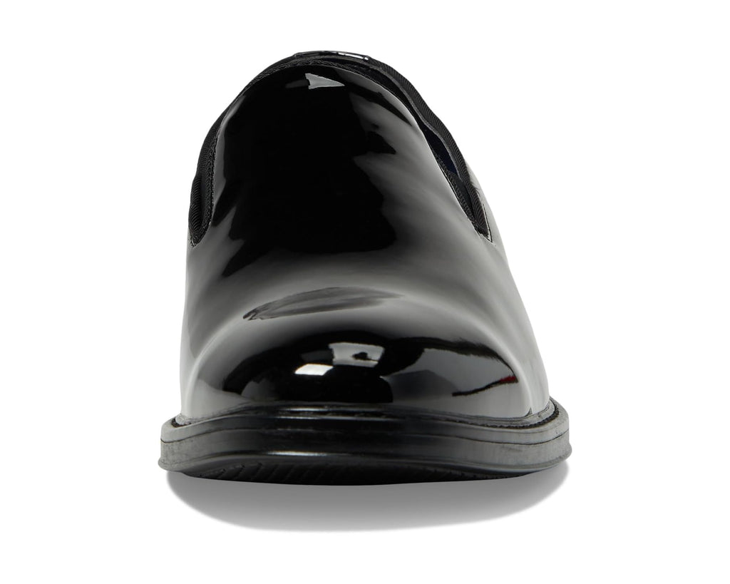 Men's Nunn Bush Centro Flex Formal Plain Toe Slip-On Black Patent