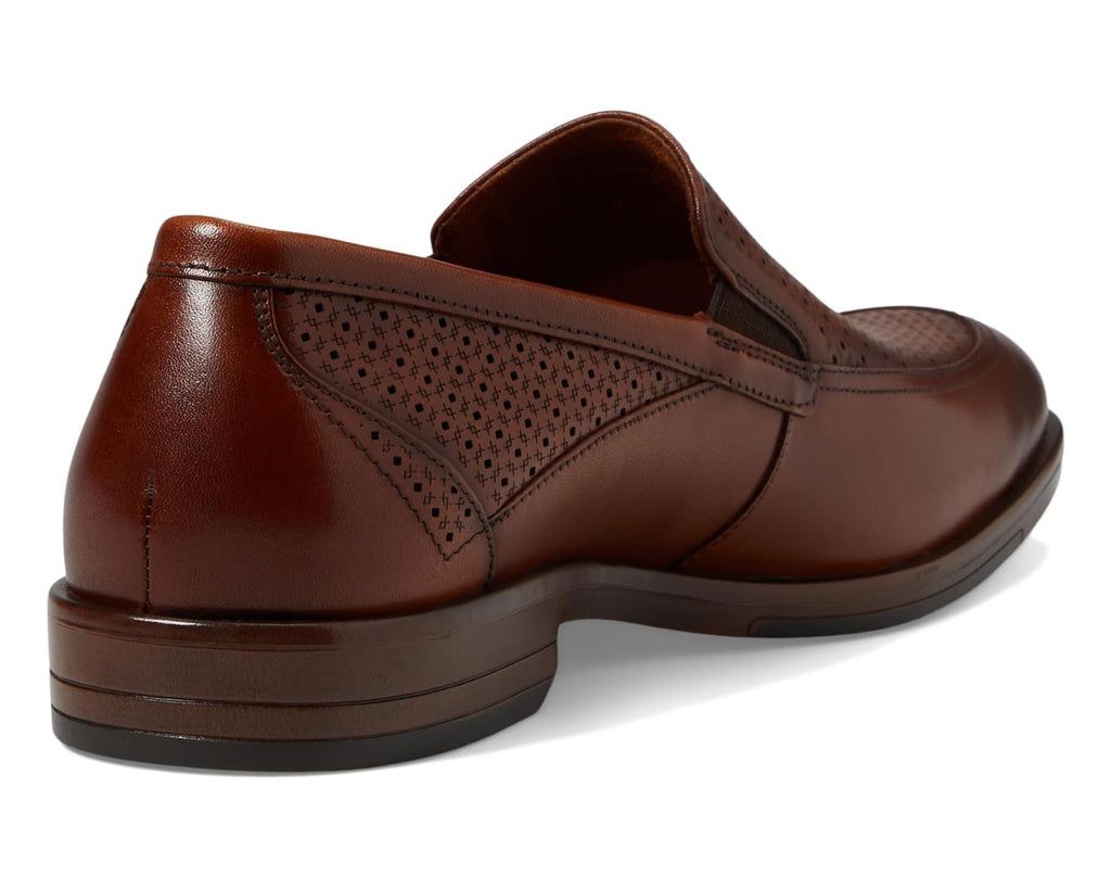Men's Stacy Adams Aiden Moc Toe Slip-On Loafer Cognac