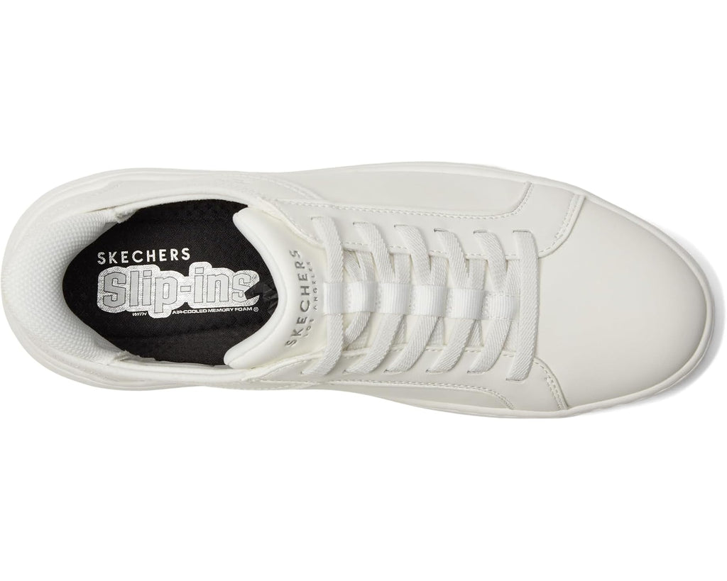 Men's SKECHERS Court Break - Double Vented Hands Free Slip-Ins White