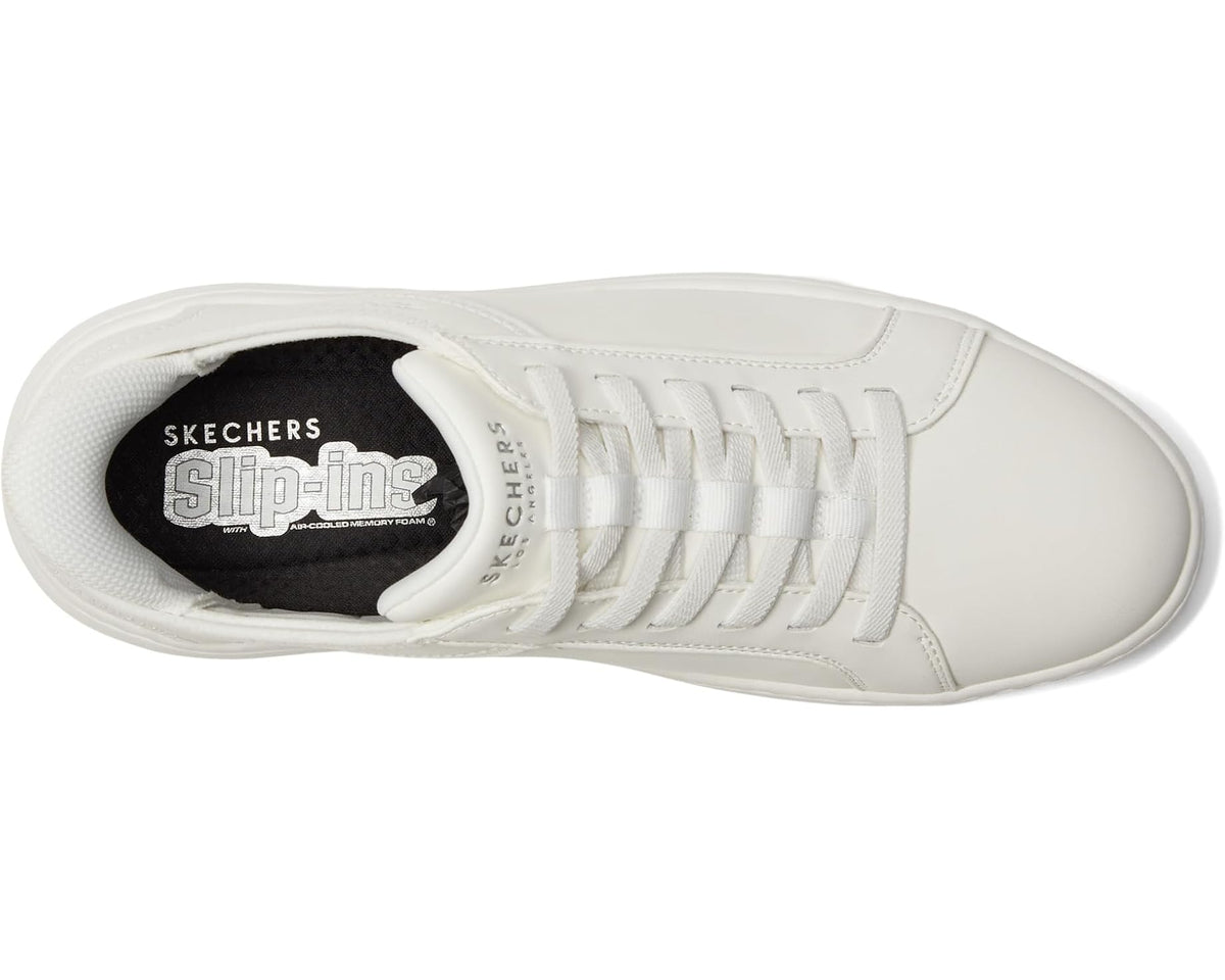 Men's SKECHERS Court Break - Double Vented Hands Free Slip-Ins White
