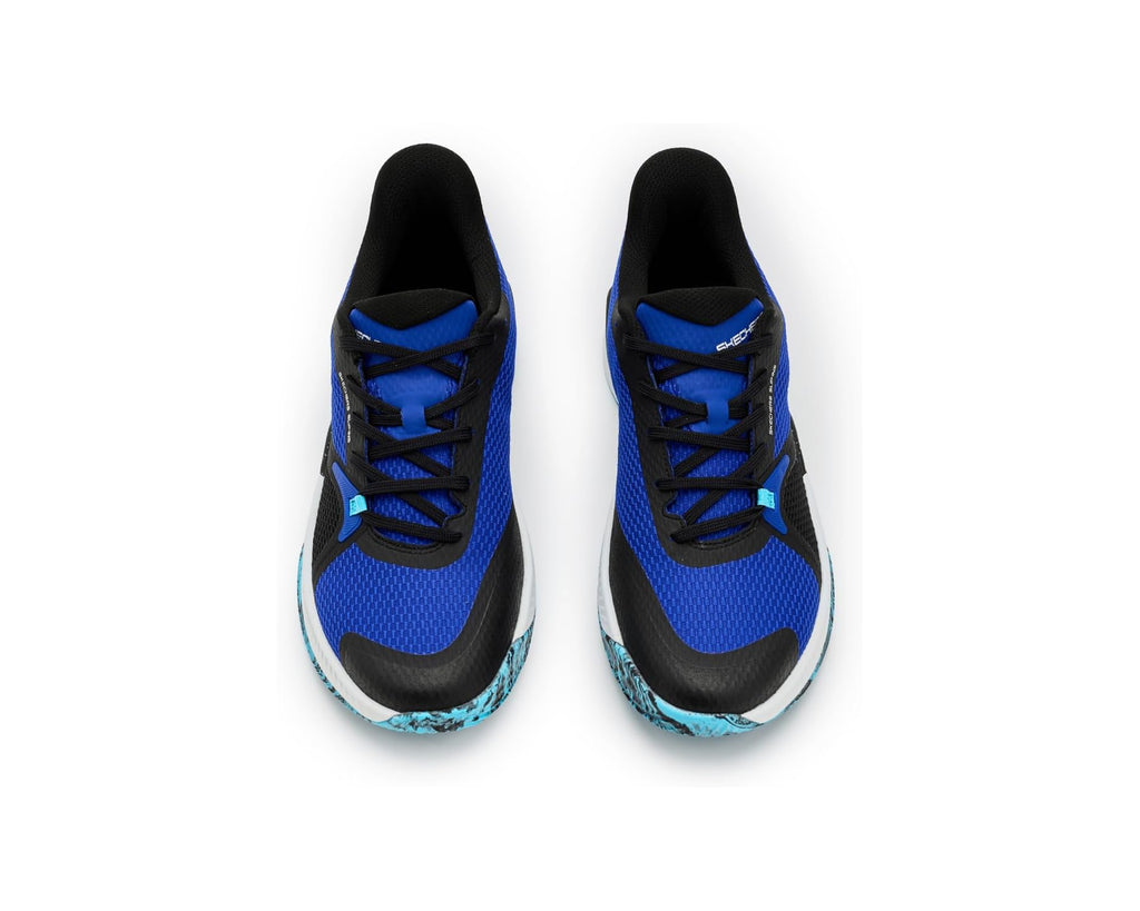 Men's SKECHERS Tennis Shoe Hands Free Slip-ins Skechers State Champ Sneaker Black/Blue
