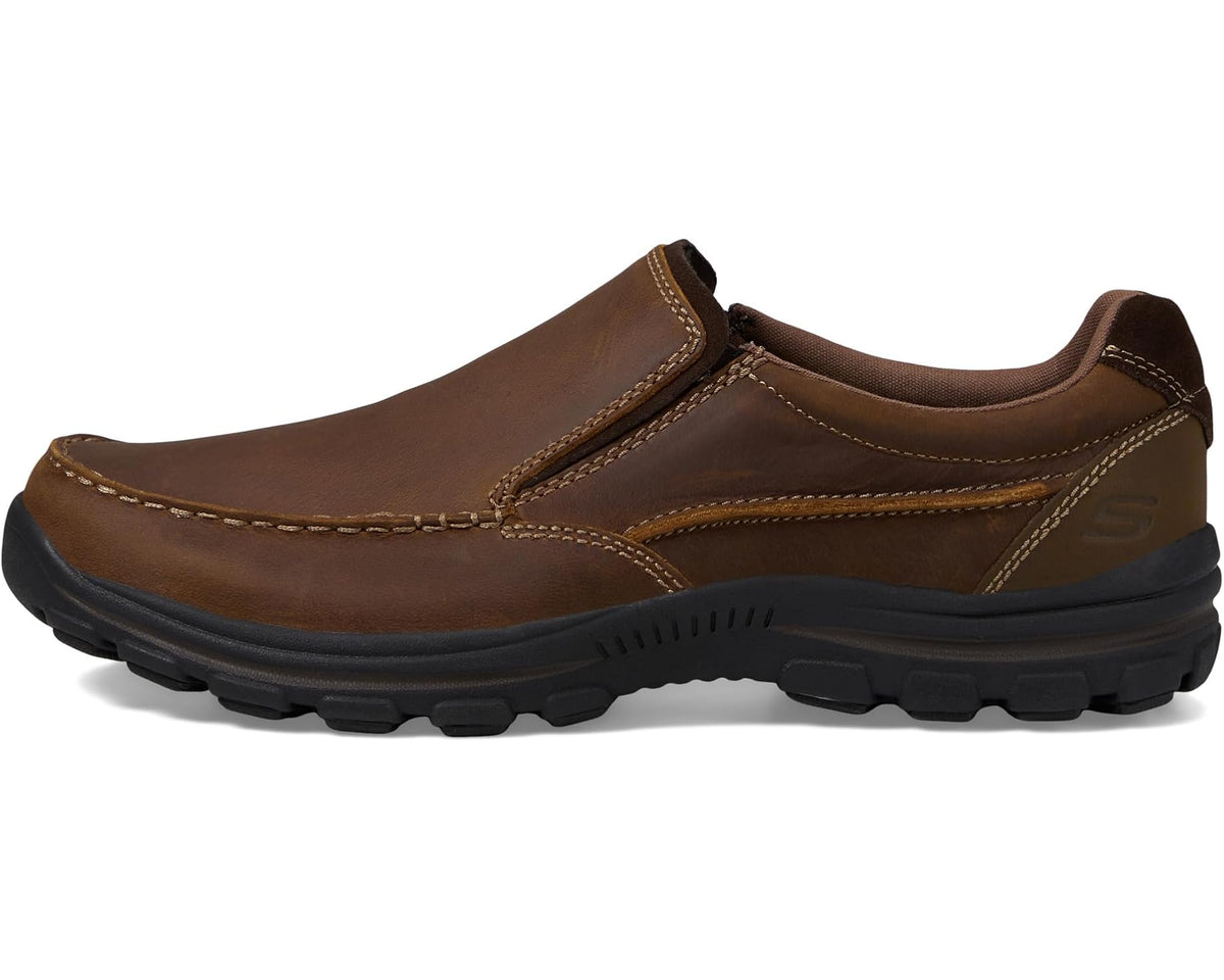 Men's SKECHERS Relaxed Fit Braver - Rayland Dark Brown