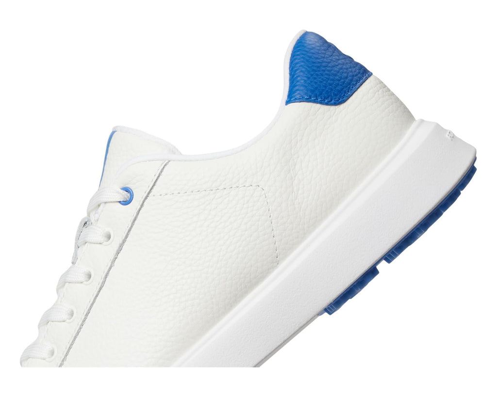 Men's Peter Millar Drift Leather Hybrid Course Shoes White/Mako Blue