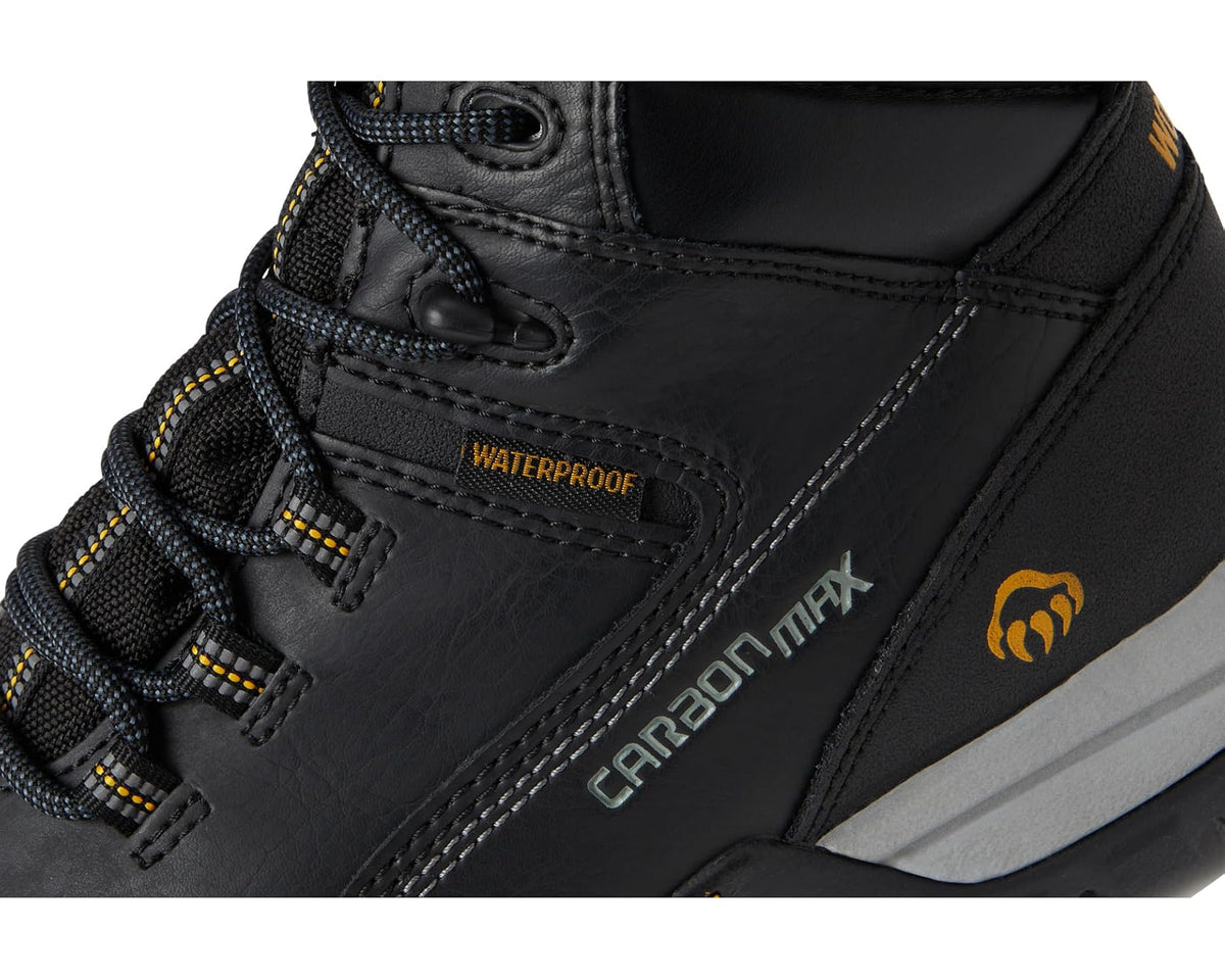 Men's Wolverine Tarmac Comp Toe 6 Boot Black