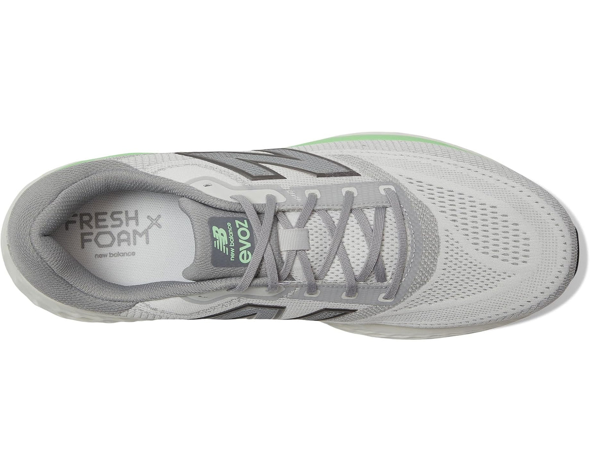 Men's New Balance Fresh Foam X Evoz v4 Grey Matter/Slate Grey/Electric Jade