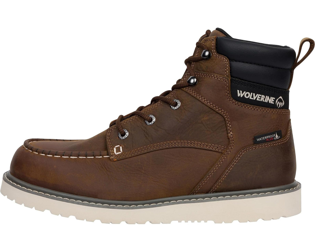 Men's Wolverine Trade Wedge Waterproof 6 Sudan Brown