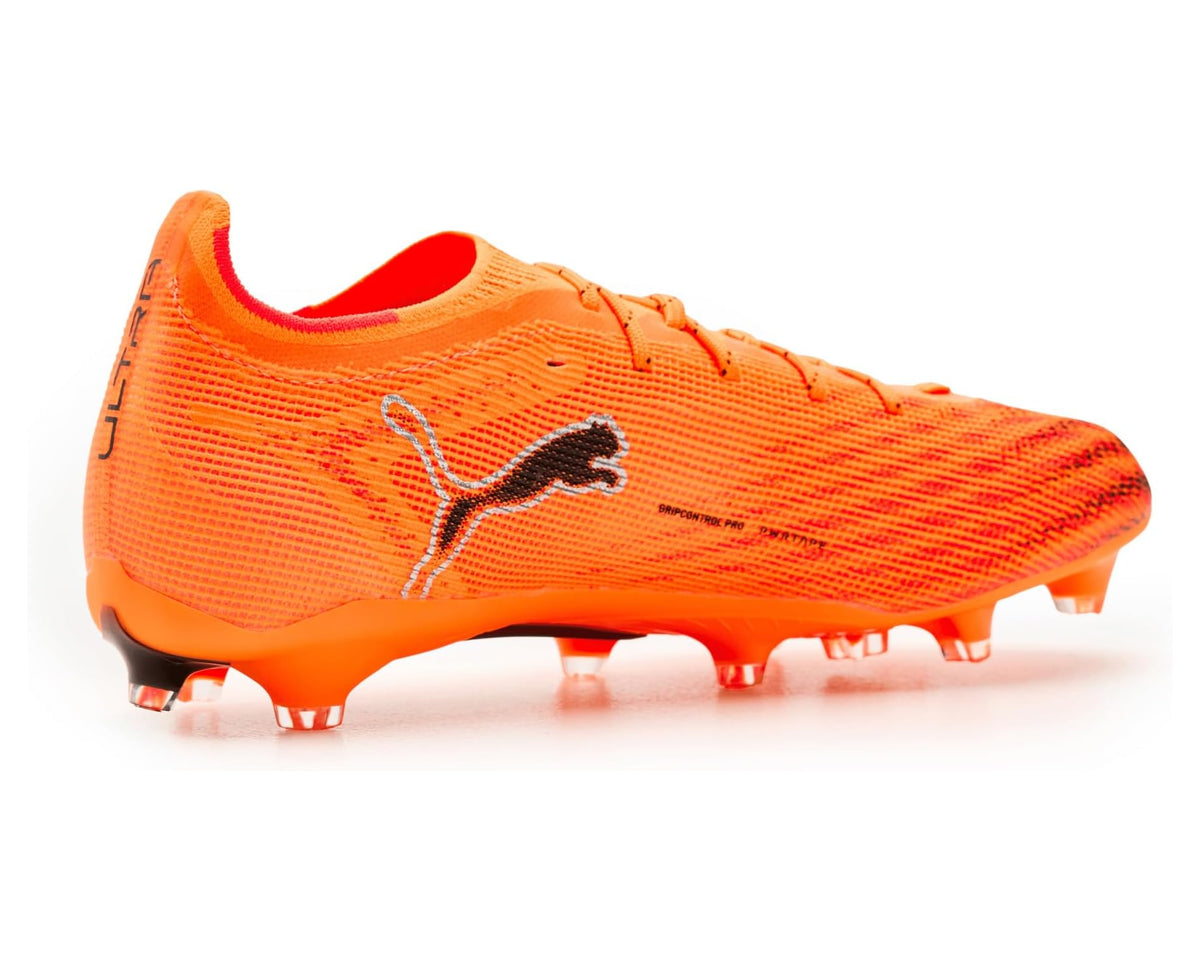 Men's PUMA Ultra 6 Pro Firm, Artificial Ground Soccer Cleats Heat Fire/Black/Glowing Red