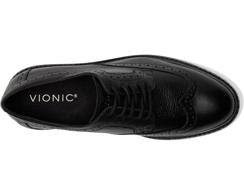 Men's VIONIC Lombard Oxfords Black Leather