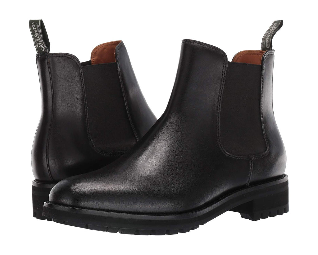 Men's Polo Ralph Lauren Bryson Chelsea Boot Black Dress Calf