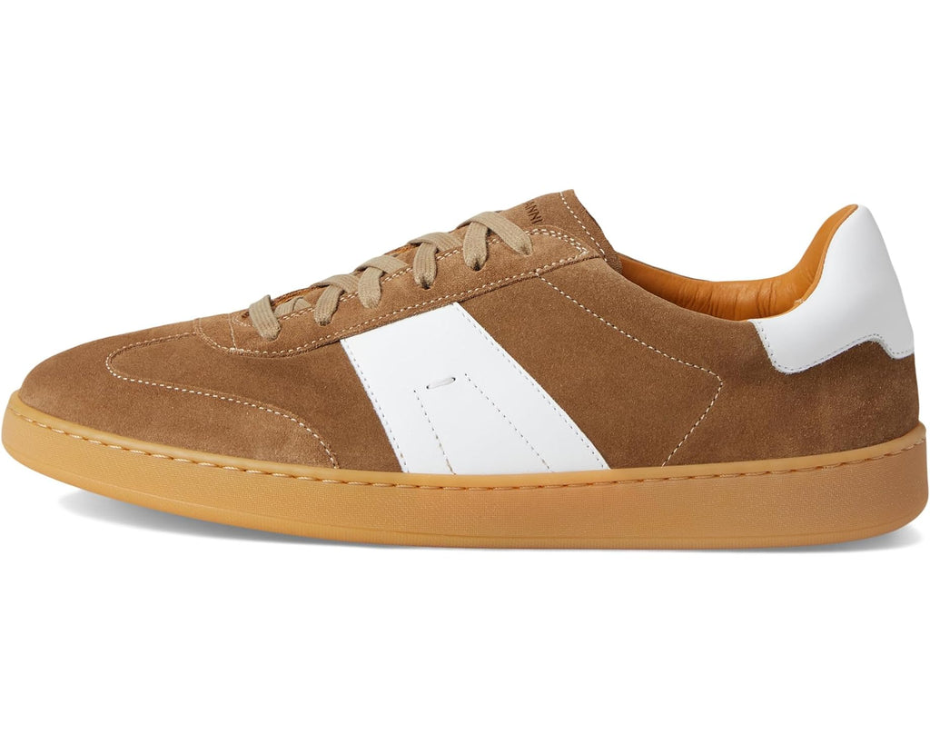 Men's Magnanni Primera Taupe Suede/White