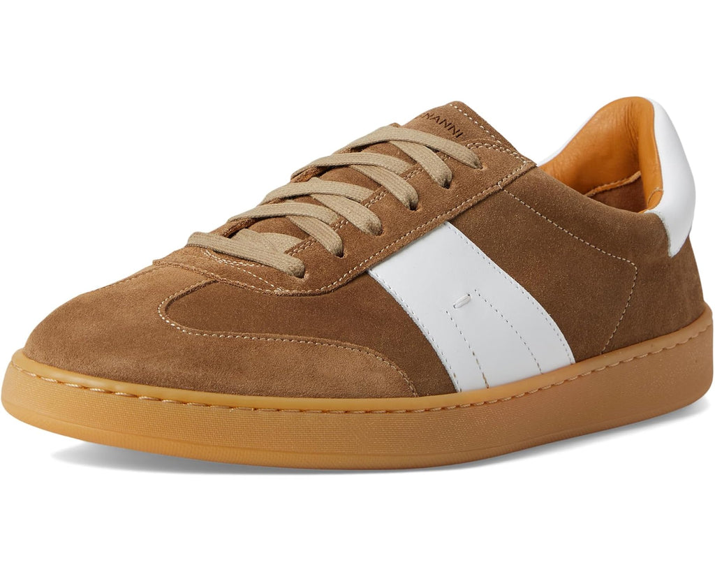 Men's Magnanni Primera Taupe Suede/White
