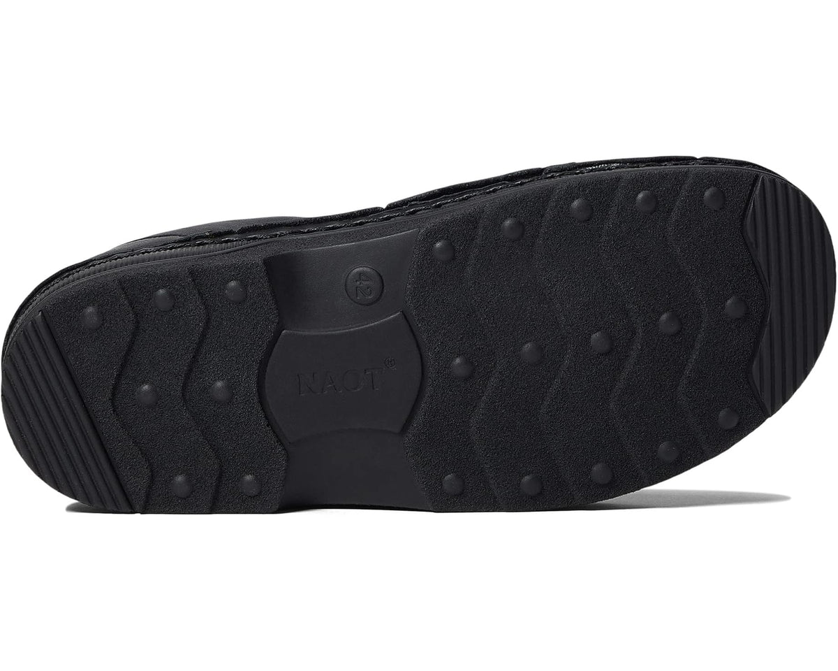 Men's Naot Olaf Soft Black Leather