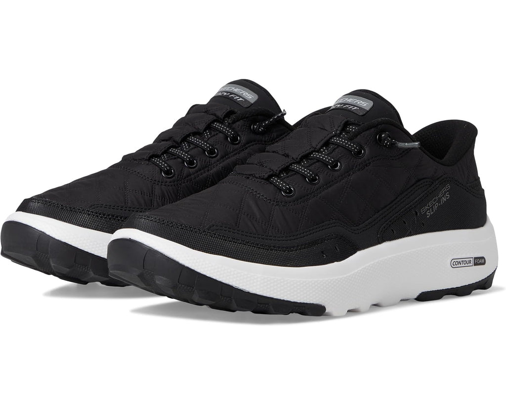 Men's SKECHERS Urban Explore Cozy Fit Hands Free Slip-in Black/White