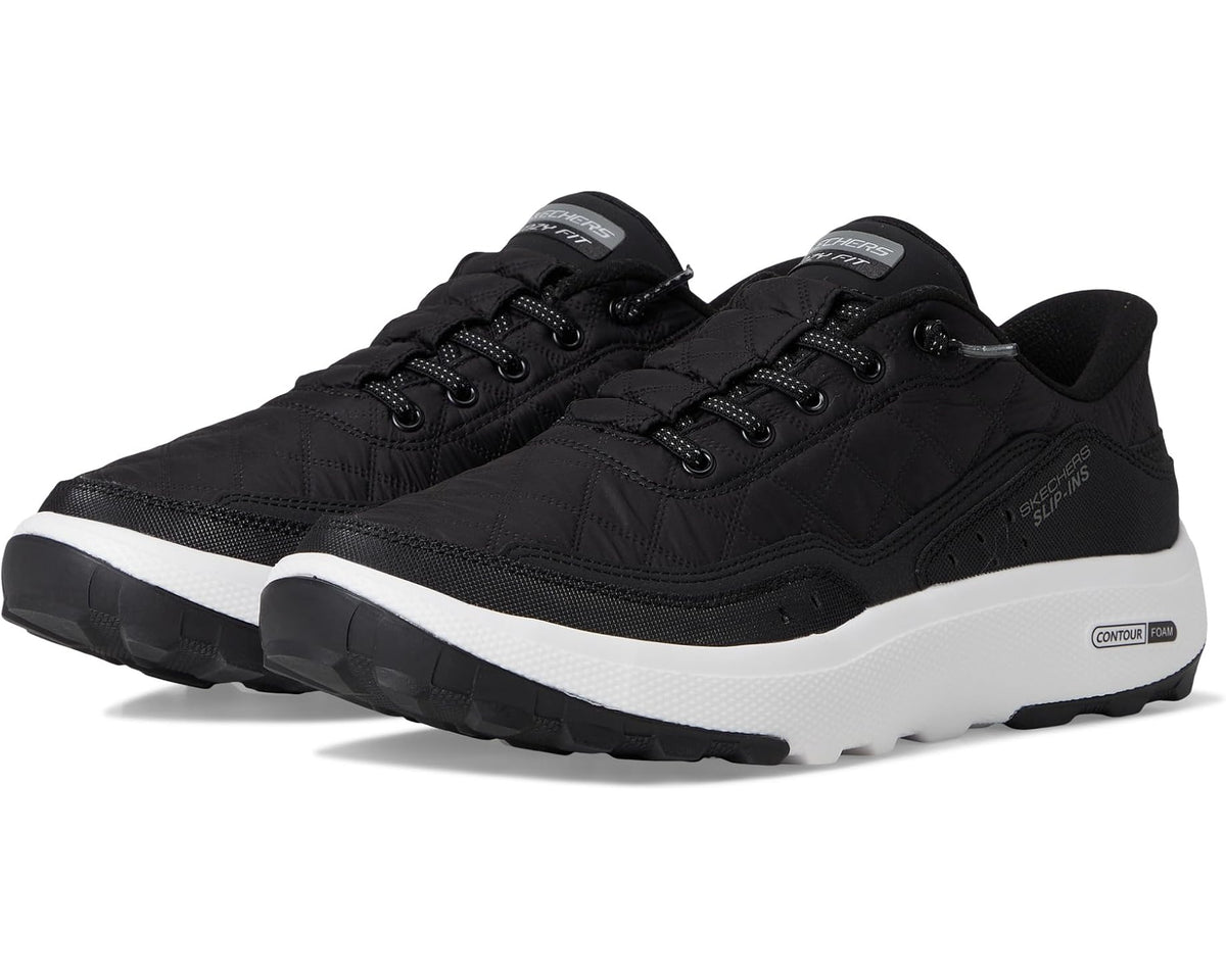 Men's SKECHERS Urban Explore Cozy Fit Hands Free Slip-in Black/White