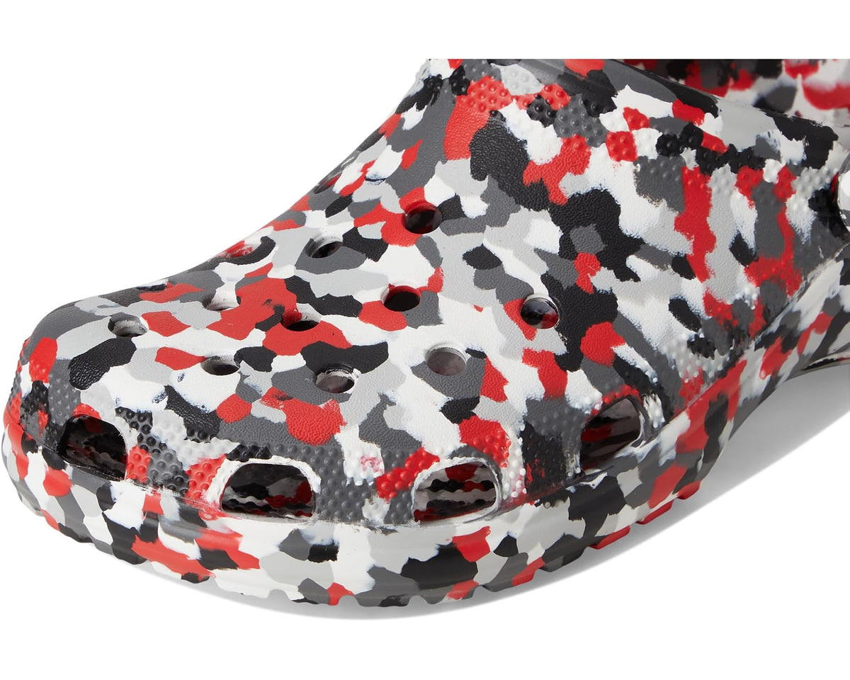 Unisex Crocs Classic Graphic Clogs Red/Multi