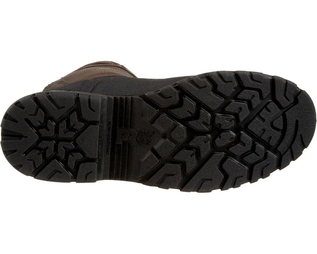 Men's Timberland PRO Powerwelt Pull-On Steel Safety Toe Rancher Brown