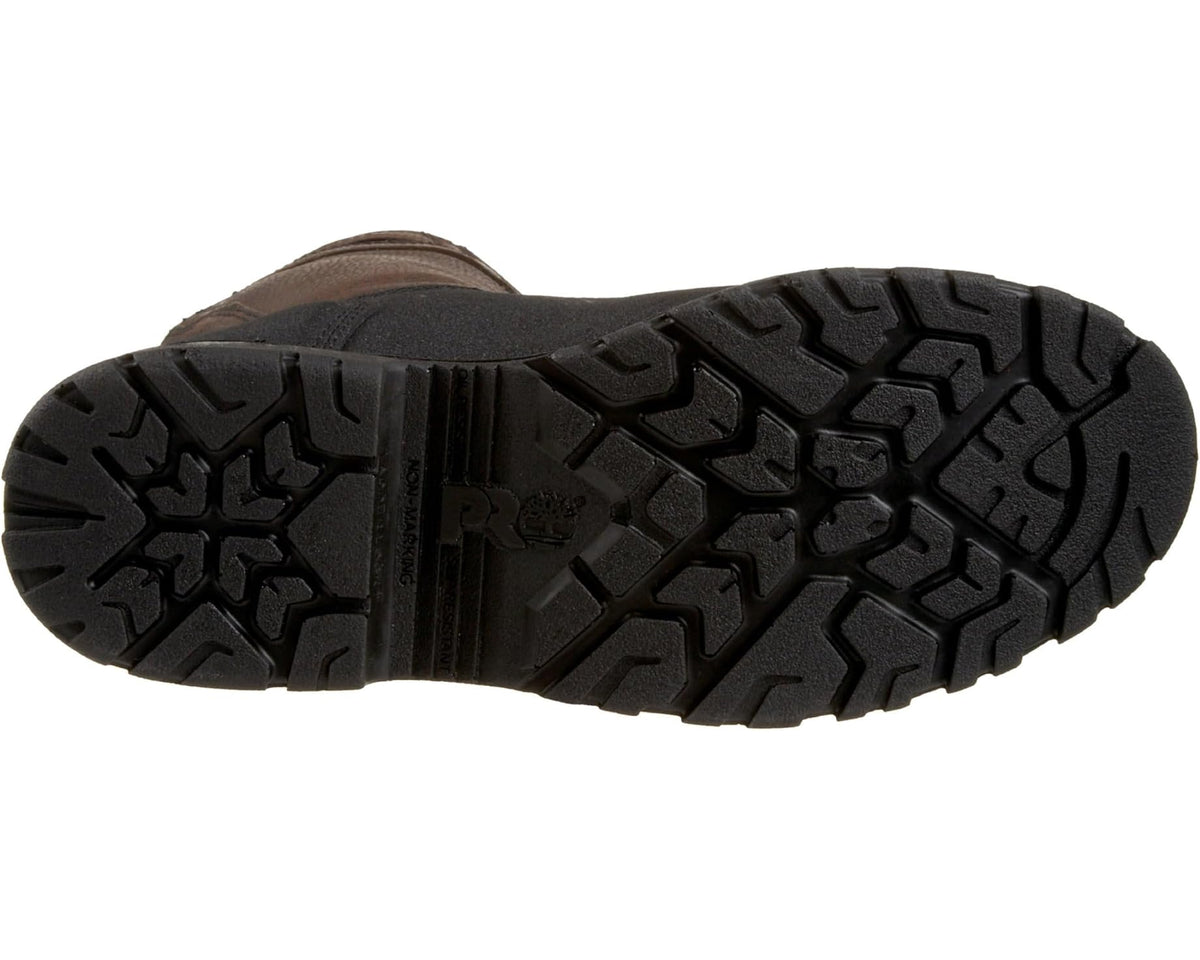 Men's Timberland PRO Powerwelt Pull-On Steel Safety Toe Rancher Brown