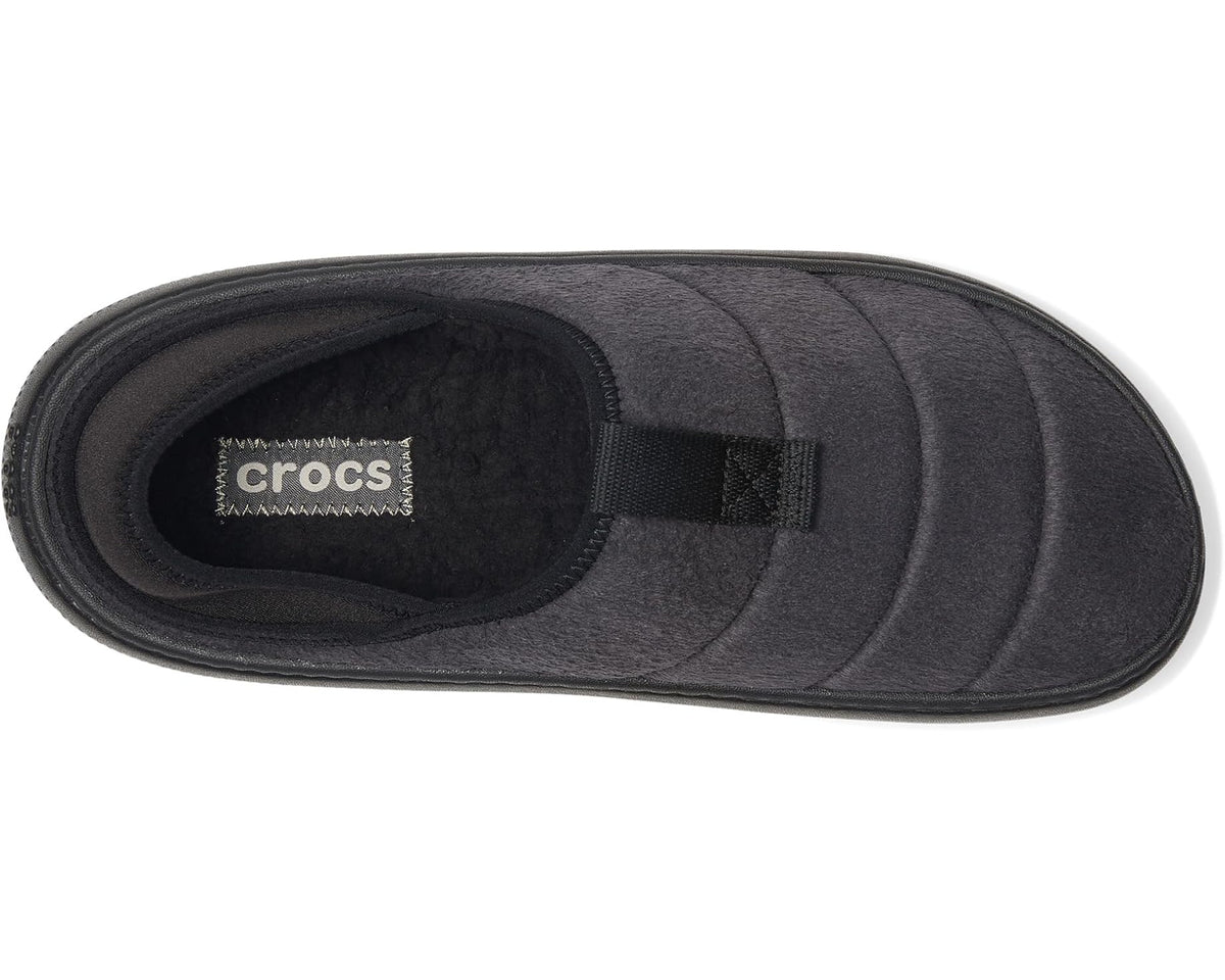 Unisex Crocs Classic Puff Moc Black Suede