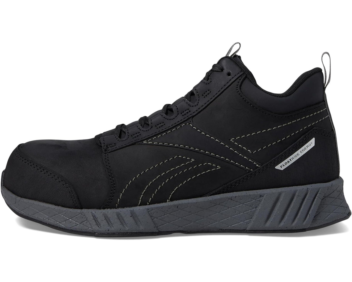 Men's Reebok Work Fusion Formidable Work Mid Cut Composite Toe SD 10 Black/Grey