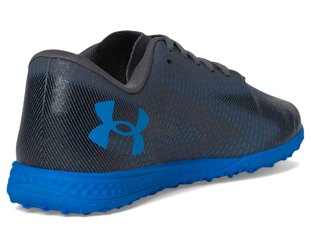 Unisex Under Armour Shadow Select 3 Turf Soccer Cleats Castlerock/Black/Blue Atlantis