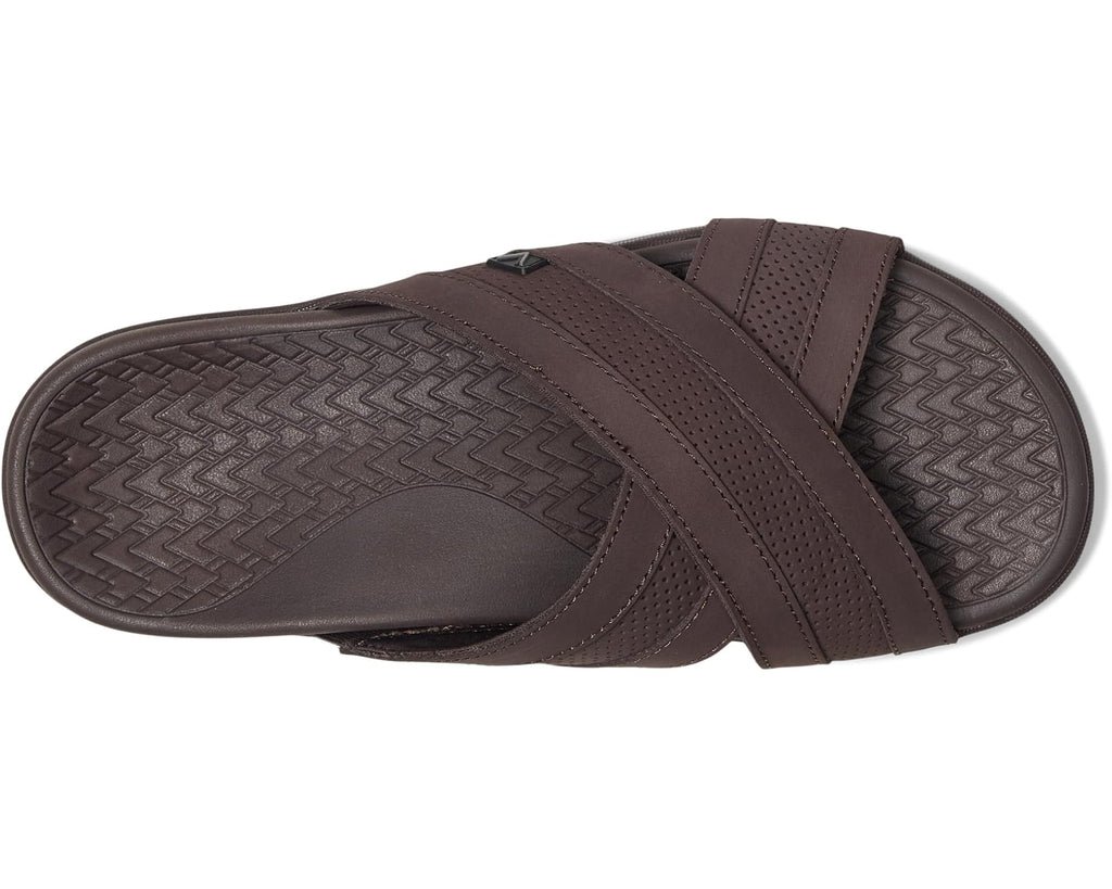 Men's VIONIC Mtide Slide Chocolate Leather