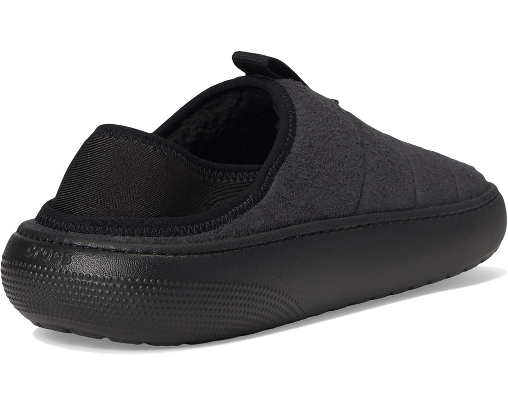 Unisex Crocs Classic Puff Moc Black Suede