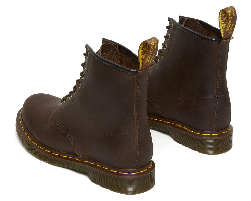 Unisex Dr. Martens 1460 Crazy Horse Leather Boots Dark Brown Crazy Horse