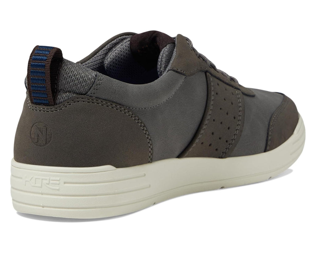 Men's Nunn Bush Kore City Walk Court U-Bal Oxford Athletic Casual Sneaker Lace Up Gray