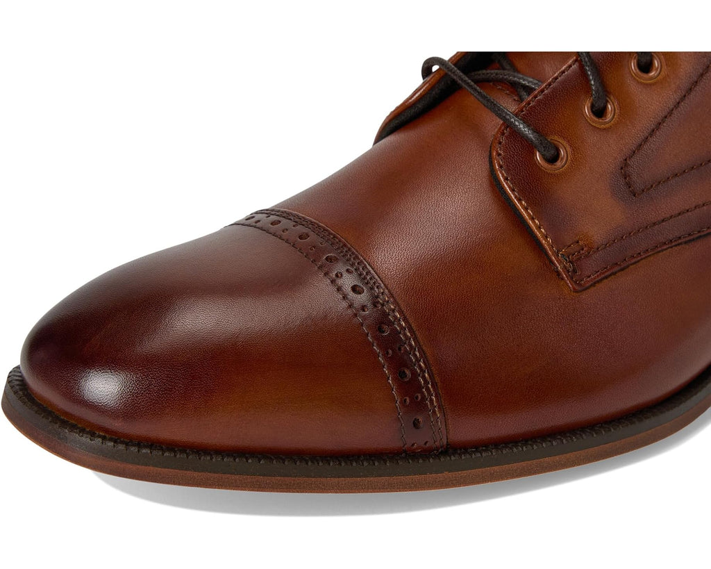 Men's Stacy Adams Henry Cap Toe Lace-Up Boot Tan