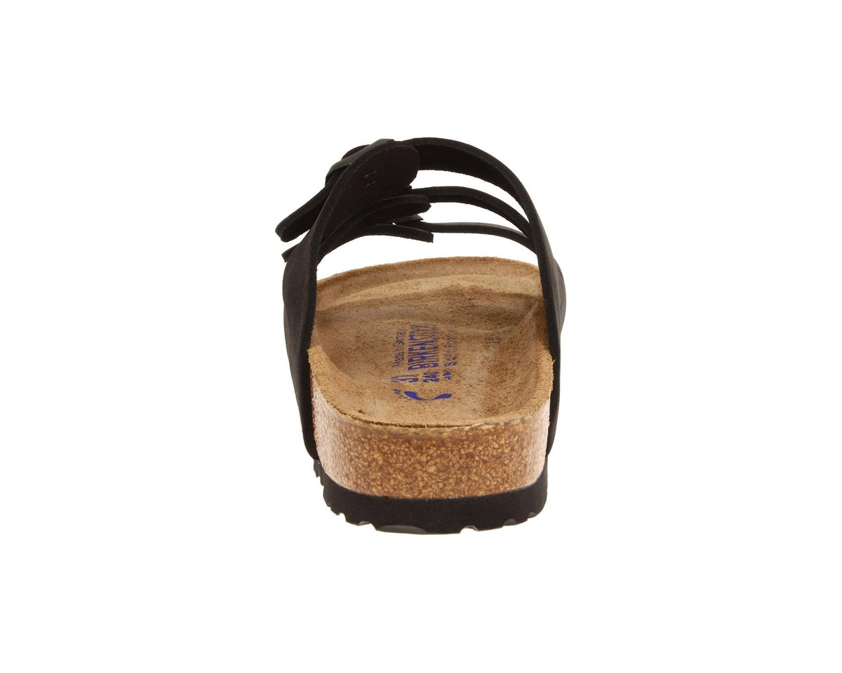 Unisex Birkenstock Florida Soft Footbed - Nubuck Black Nubuck