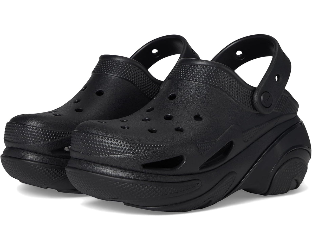 Unisex Crocs Bubble Crush Clogs Triple Black