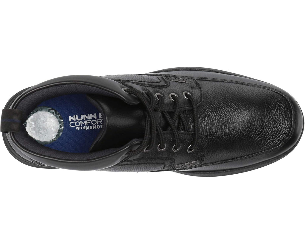 Men's Nunn Bush Cam Moc Toe Boot Black Tumbled