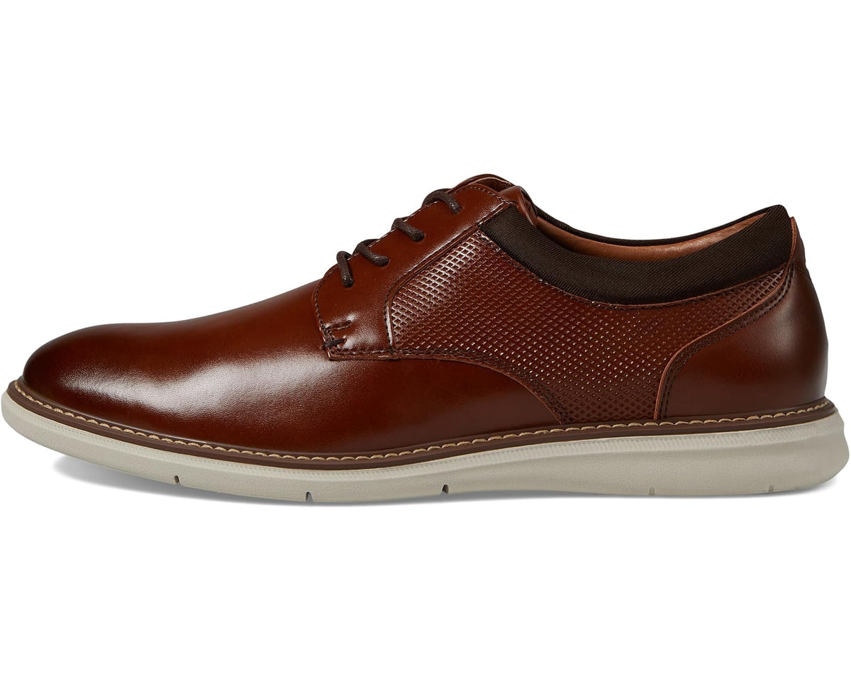 Men's Nunn Bush Chase Plain Toe Oxford Cognac