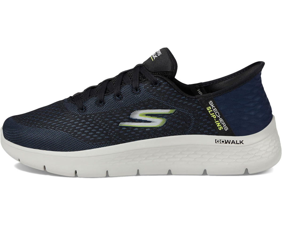 Men's SKECHERS Performance Go Walk Flex - New World Hands Free Slip-Ins Navy/Lime