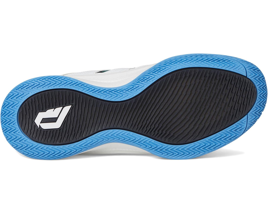 Unisex adidas Dame Certified 3 Basketball Shoes White/Collegiate Green/Blue Burst