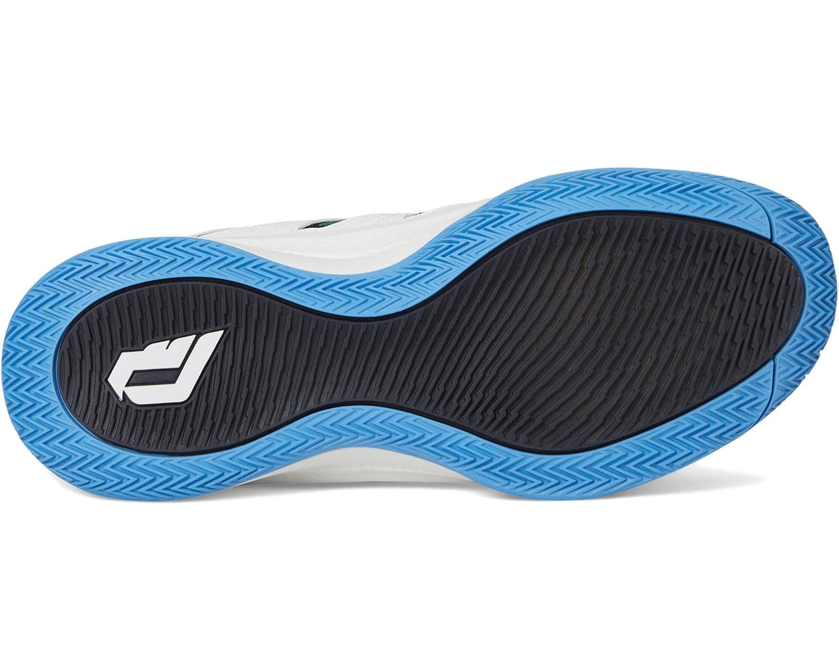 Unisex adidas Dame Certified 3 Basketball Shoes White/Collegiate Green/Blue Burst