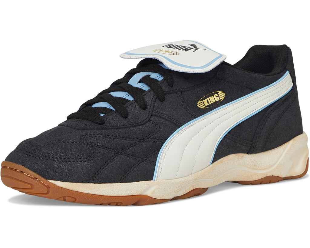 Men's PUMA King Indoor Shoes Black/Warm White