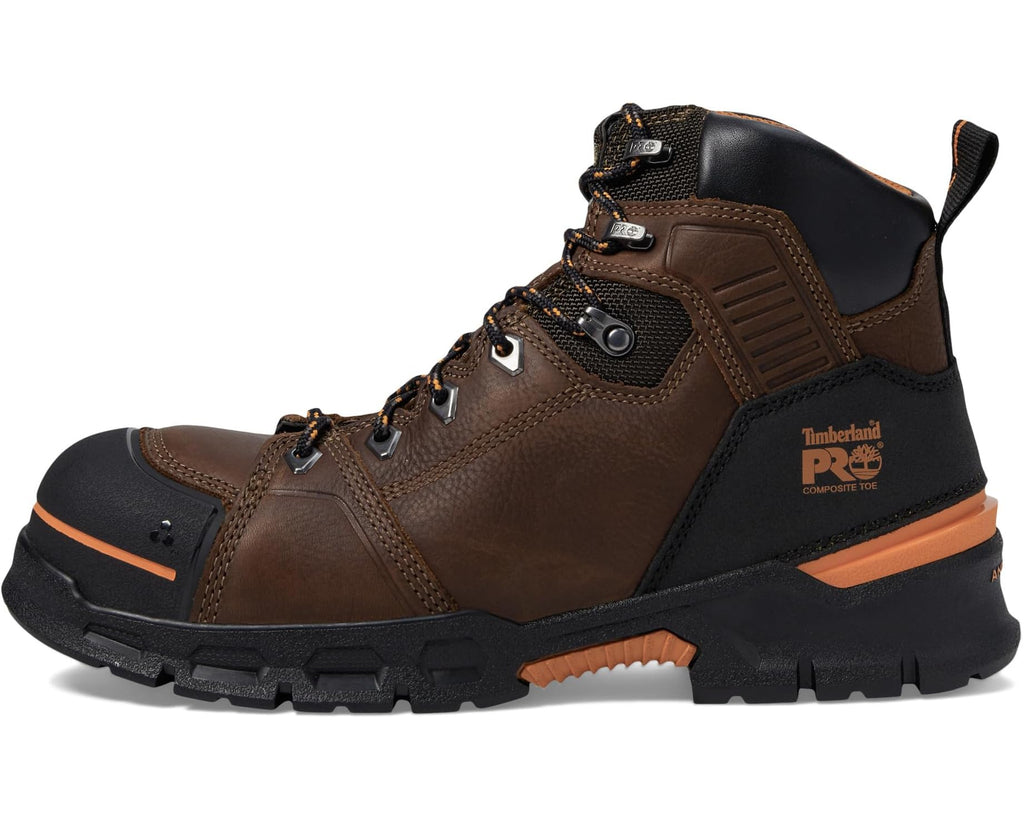 Men's Timberland PRO Endurance EV 6 Composite Safety Toe Teak/Orange