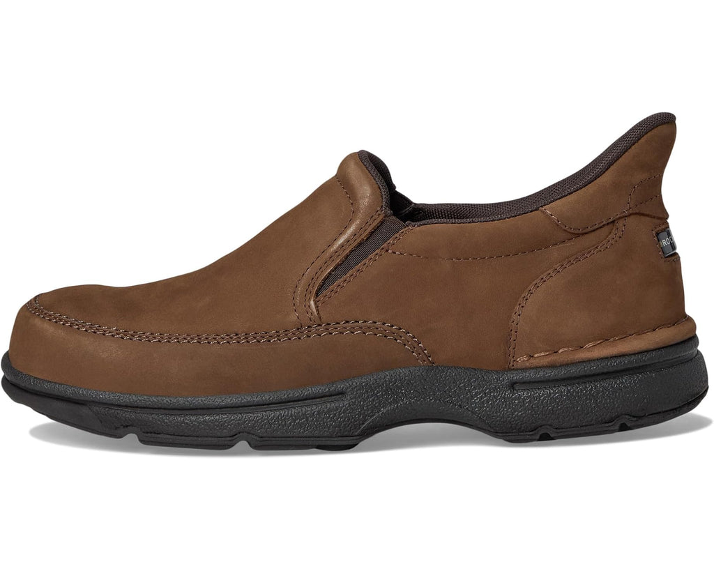 Men's Rockport Ellworth Dark Brown Leather