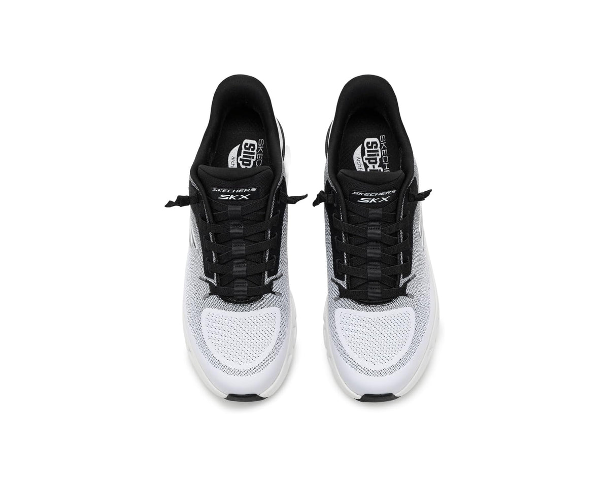 Men's SKECHERS Arch Fit Glide-Step Pro Hands Free Slip-In White/Black