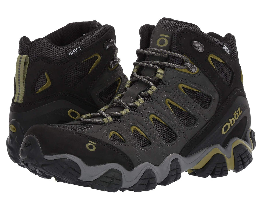 Men's Oboz Sawtooth II Mid B-Dry Dark Shadow/Woodbine Green