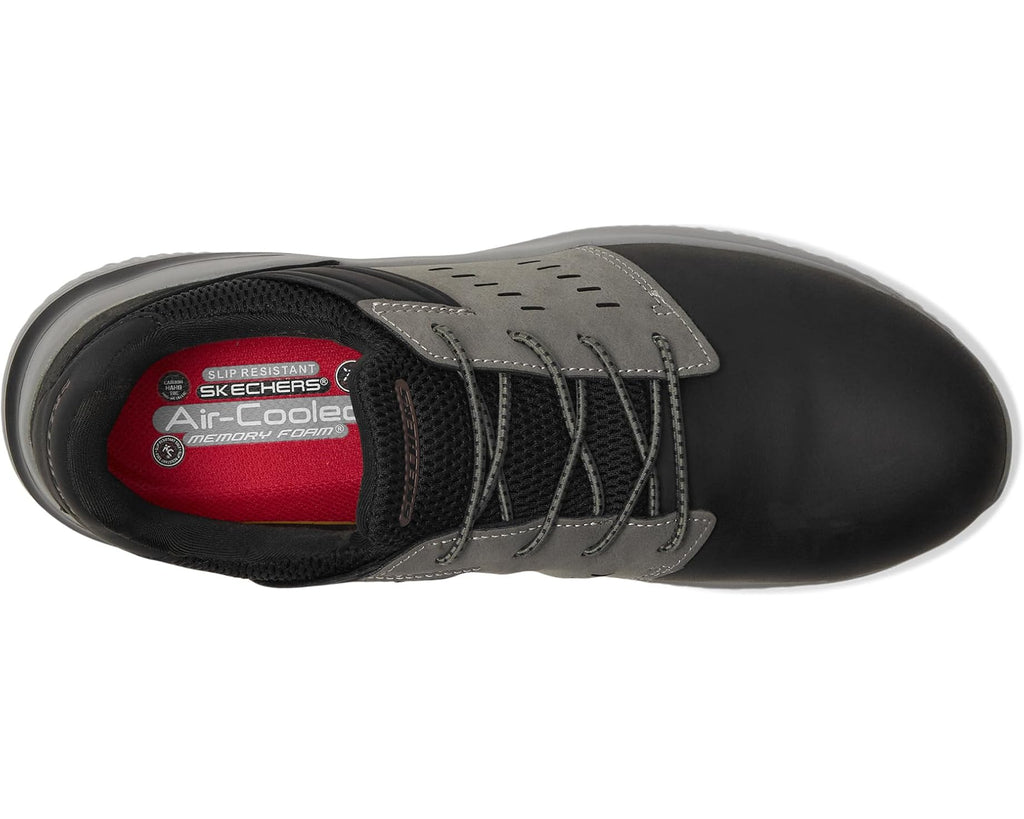 Men's SKECHERS Work Delson 3.0 SR - Tyoll Comp Toe Black