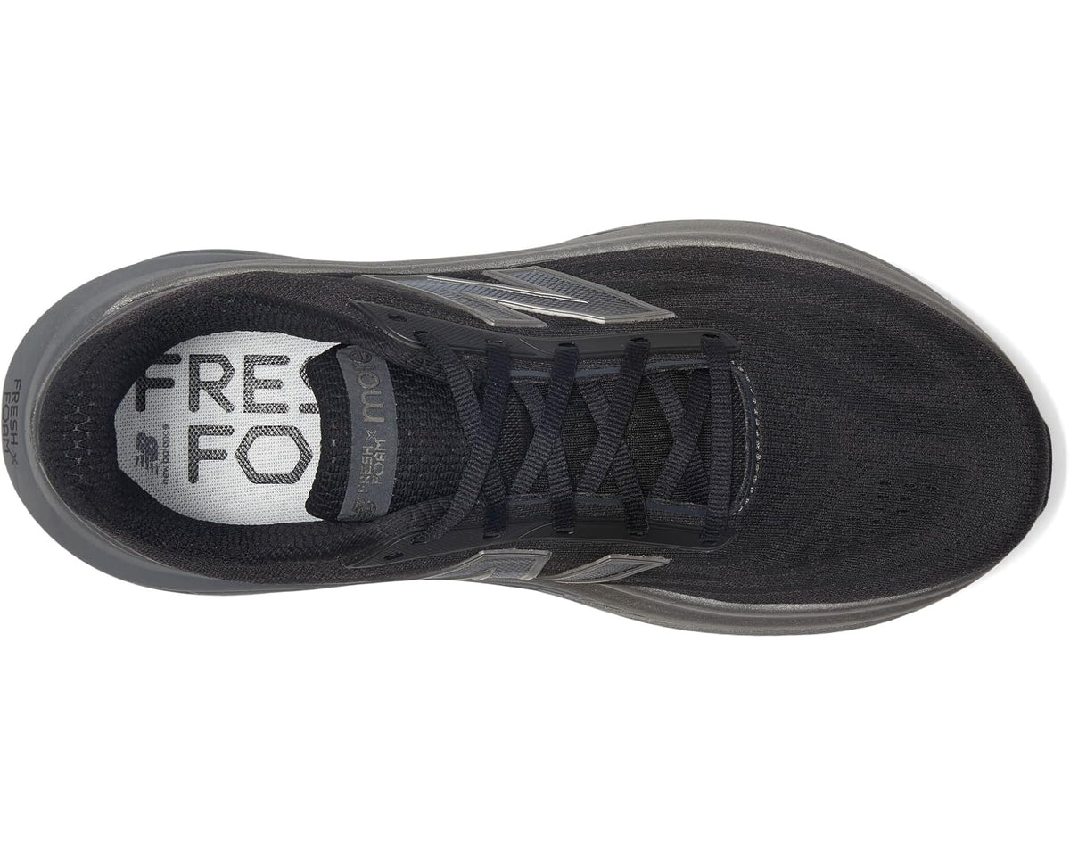 Men's New Balance Fresh Foam X More v6 Black/Castlerock/Black Metallic